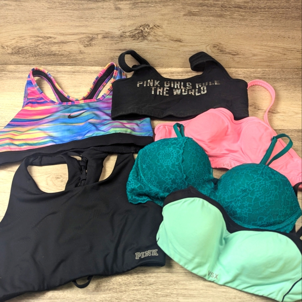 6pc Med Bra Bundle VS Nike